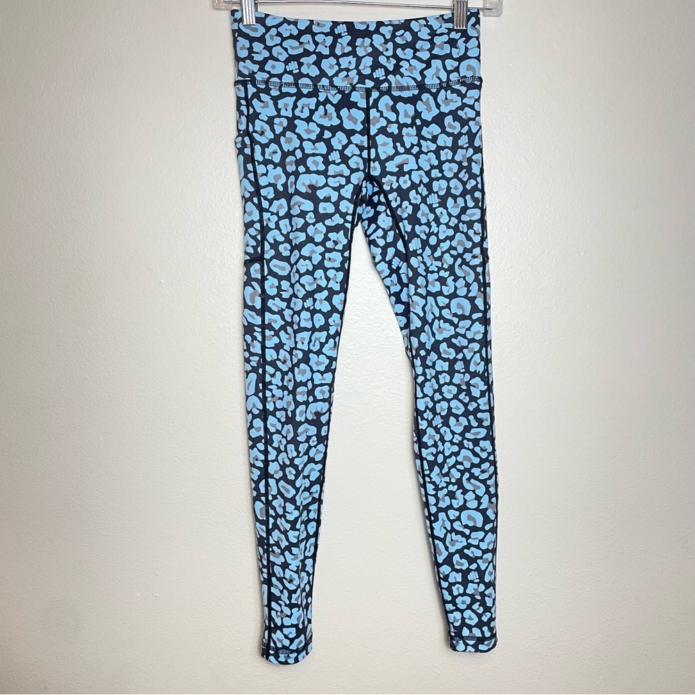 Feed Me Fight Me Leopard Mid Rise Crossfit Leggings Women's